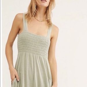 Free People Homecoming Jumpsuit tan xs